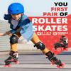 SUPER YOUNGSTER Adjustable Roller Skates Boys Kids Ages 5-8 8-12 Roller Skates Girls with Light up Wheels, Fun Rollerskate for Youth Toddlers view 2