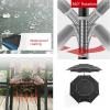 Dntum Fishing Umbrella Water Proof Outdoor Sunshade Shelter Canopy - with 360 Tilt Telescoping Pole - Portable Beach Umbrellas with Carry Bag - Windproof Garden Parasol with Sand Anchor view 3