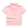 Ikevan Toddler Baby Girls Boys Classic Polo Shirt Kids Summer Short Sleeve Casual Moistur Wicking (Pink, 3 Years) view 3