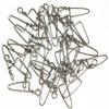 NineFit Basics 20 Pcs Stainless Steel Fishing Coastlock Snap Size:#2-Length:24mm -20 Pcs, Silver / Black Nickel view 1