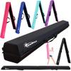 MARFULA 6 FT / 8 FT / 9 FT / 10 FT Folding Gymnastic Balance Beam for Kids with Carry Bag for Home and Club Use view 1