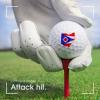 Flag Map of Ohio Funny Cute Golf Balls Professional Ultimate Performance Golf Ball Best Gift for Father Husband Son view 4
