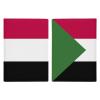 Sudan Flag Passport Card Holder Wallet Cover Case for Passport Slim Travel Accessories Travel Bag for Women Men view 1
