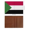 Sudan Flag Passport Card Holder Wallet Cover Case for Passport Slim Travel Accessories Travel Bag for Women Men view 2
