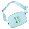 Gitus Gifts for 8 9 10 11 12 Year Old Girls Belt Bag Fanny Pack Crossbody Bags with Initial Letter Patch Cute Stuff Birthday Gifts for Teen Girls Women Personalized Trend Stuff (Icing Blue-E) view 1