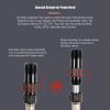 beisup Mini Floor Bike Pump with Presta and Schrader Valve Connection - 120 PSI High Pressure Bicycle Pump - Bike Air Pump with Ball Pump Needle for Bike Basketball,Extension Hose view 4