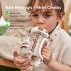 thyseed Toddler Water Bottle with Straw Cups Spill Proof School Kids Sports No Spill Children Leak Proof Travel Drinking Cup Dishwasher Safe BPA Free 2+ Year Old Boy Girl Child 24oz/700mL 1 PCS view 4