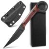 Ccanku C1140 Fixed Blade Knife,D2 Blade Dalbergia Handle Claw Knife for Outdoor, EDC Tool, Survival, Hiking, Camping(Dalbergia) view 1