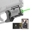 WARRIORLAND Green Laser Sight Fit Glock 48 MOS with Kydex Holster, Green Beam Sight with Power Indicator, Glock 48 MOS with IWB Holster Right Hand view 1