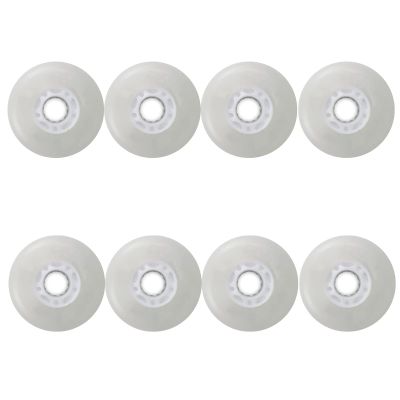 ZYANLING Roller Skate Wheels Outdoor & Indoor Inline Skate Wheels 76mm 80mm Light Up Inline Skate Replacement Wheels LED Flashing Wheel 88A Pack of 8 Skating Wheels