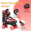 PAPAISON Kids Roller Skates for Boys Girls, 4 Size Adjustable Rollerskates with Light Up Wheels for Kids Ages 4-12 view 3