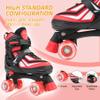 PAPAISON Kids Roller Skates for Boys Girls, 4 Size Adjustable Rollerskates with Light Up Wheels for Kids Ages 4-12 view 4