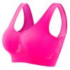 2024 Breathable Sports Bras for Women Cool Liftup Air Bra Padded Wireless Workout Bralettes Full Coverage Mesh Bra