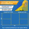 COKSDUPID 213FT Pickleball Court Tape, Quick to Mark A Complete Pickleball Court, 2'' x 213FT Court Marking Tape for Indoor & Outdoor Use view 3