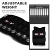 Adjustable Ankle Weights & Wrist Weights for Women Men, 1 Pair Removable Weighted Plate Arm Leg Weights for Walking, Running, Pilates (2.2lb/4.4lb/6.6lb/11lb/22lb Total) view 4