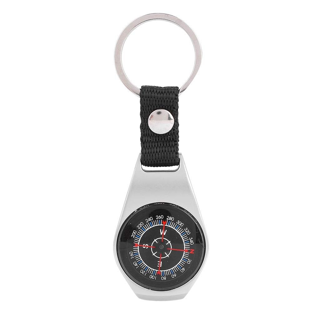 Boussole Randonnee, Metal Kompass Karabiner Zinc Alloy Professional Handheld Compass for Outdoor Sports Camping Hiking