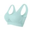 NineFit Basics Early Cyber of Monday 2024 Breathable Sports Bras for Women Cool Liftup Air Bra Padded Wireless Workout Bralettes Full Coverage Mesh Bra, Medium, A03#green view 1