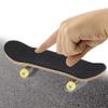 Maple Wooden Alloy Finger Skateboard with PU Pad, Fully Closed Bearing Wheels, Elastic Rubber, Carry Box for Kids Gifts, Reduce Pressure (Yellow) view 3