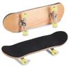 Maple Wooden Alloy Finger Skateboard with PU Pad, Fully Closed Bearing Wheels, Elastic Rubber, Carry Box for Kids Gifts, Reduce Pressure (Yellow) view 4