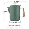 COLETTI Bozeman Green Percolator Coffee Pot  Camping Coffee Makers  Campings Favorite Percolator  NO Aluminum or Plastic [9 cup, Camp Green] view 3