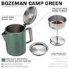 COLETTI Bozeman Green Percolator Coffee Pot  Camping Coffee Makers  Campings Favorite Percolator  NO Aluminum or Plastic [9 cup, Camp Green] view 4