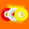 ZYANLING Roller Skate Wheels Outdoor & Indoor Inline Skate Wheels 72mm/ 76mm/ 80mm Aggressive on Roller Hockey Skates Wheels Break Wheels Skating Wheels, Red view 4