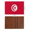 Tunisia Flag Passport Holder PU Leather Card Case Cover view 2