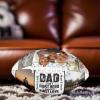 Drawelry Personalized Football - Customized Photo Name American Footballs Regulation Size Leather Football Father's Day Birthday Gift for Men Dad Son and Football Fan (with Name) view 2