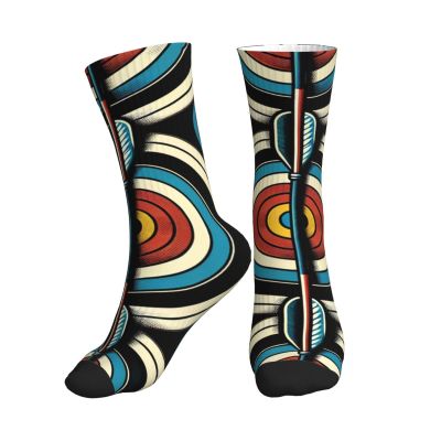 Unisex Crew Sport Socks Archery-Target Outdoor Recreation Socks