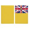 Niue Flag Passport Holder PU Leather Card Case Cover view 1