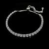 yueton 1 Pack Fashion Imitation Diamond Bracelet Bling Tennis Bracelets Adjustable Slider Bracelet Birthday view 3