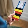 Uganda Flag Passport Card Holder Wallet Cover Case for Passport Slim Travel Accessories Travel Bag for Women Men view 4