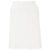 ebossy Women's Winter Warm High Waist Side Slit Wool Blend Long Skirts Rib Knit Stretchy Bodycon Pencil Skirt (Small, Ivory White) view 1