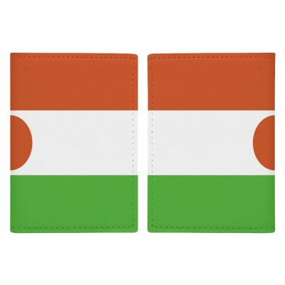 Niger Flag Passport Holder Wallet Case Cover PU Leather Passport Card Holder