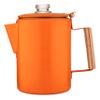 COLETTI Bozeman Orange Percolator Coffee Pot  Camping Coffee Makers  Campings Favorite Percolator  NO Aluminum or Plastic [9 cup, Orange Clay] view 1