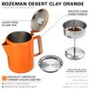 COLETTI Bozeman Orange Percolator Coffee Pot  Camping Coffee Makers  Campings Favorite Percolator  NO Aluminum or Plastic [9 cup, Orange Clay] view 4