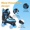 PAPAISON Kids Roller Skates for Boys Girls, 4 Size Adjustable Rollerskates with Light Up Wheels for Kids Ages 4-12 view 4