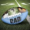 Drawelry Personalized Football - Customized Photo Name American Footballs Regulation Size Leather Football Father's Day Birthday Gift for Men Dad Son and Football Fan (DAD) view 1