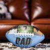 Drawelry Personalized Football - Customized Photo Name American Footballs Regulation Size Leather Football Father's Day Birthday Gift for Men Dad Son and Football Fan (DAD) view 2