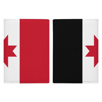Udmurtia Flag Passport Holder Wallet Case Cover PU Leather Passport Card Holder