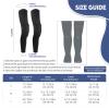 Newbyinn Knee Pad for Kid Youth 1 Pair, Black Padded Knee Leg Compression Sleeve for Basketball Football Volleyball Soccer Sport Boy Girl view 2