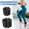 Mibcocny Pilates Wrist And Ankle Weights For Women At Home, Adjustable Arm & Leg Ankle Weights For Men, 1 lb Weights Set Of 2 For Walking Workout Dance Yoga Running (Black) view 3