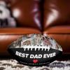 Drawelry Personalized Football - Customized Photo Name American Footballs Regulation Size Leather Football Father's Day Birthday Gift for Men Dad Son and Football Fan (for Dads) view 2