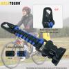 MELOTOUGH Glove Clips Tactical Glove Holder with 2 Alligator Clips for Tactical,Camping,Hiking,Work,Outdoor Activities (Blue 2pcs) view 2