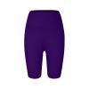 NineFit Basics Biker Shorts Women Plus Size High Waisted Tummy Control Gym Workout Running Athletic Shorts with Pockets Purple, X-Large view 3
