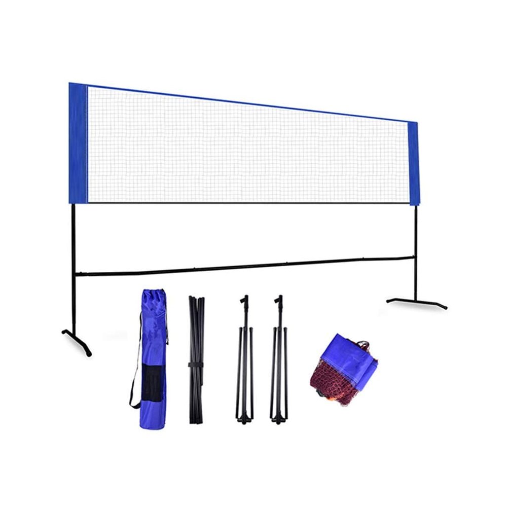 Portable Badminton Net Stand Folding Removable Tennis Indoor Badminton Net Stand Ball Post
