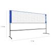 Portable Badminton Net Stand Folding Removable Tennis Indoor Badminton Net Stand Ball Post view 2