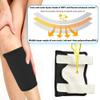 VonTeok 2 Pack Flannel Castor Oil Pack Wrap with No Oil Leakage and Anti-Slip for Knee Elbow Joints, Reusable Castor Oil Compress Pads Wraps (Black) view 2
