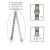 Crossbody Straps for Purses Silver Hardware Purse Strap Wide Shoulder Strap Adjustable Replacement,Retro Jacquard Embroidery for Shoulder Bags, Canvas Tote Handbags view 2