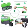 Folding Volleyball Badminton Net, Portable Badminton Net Cover, with Storage Base, Easy to Set Up Beach Backyard Combination Kit view 2